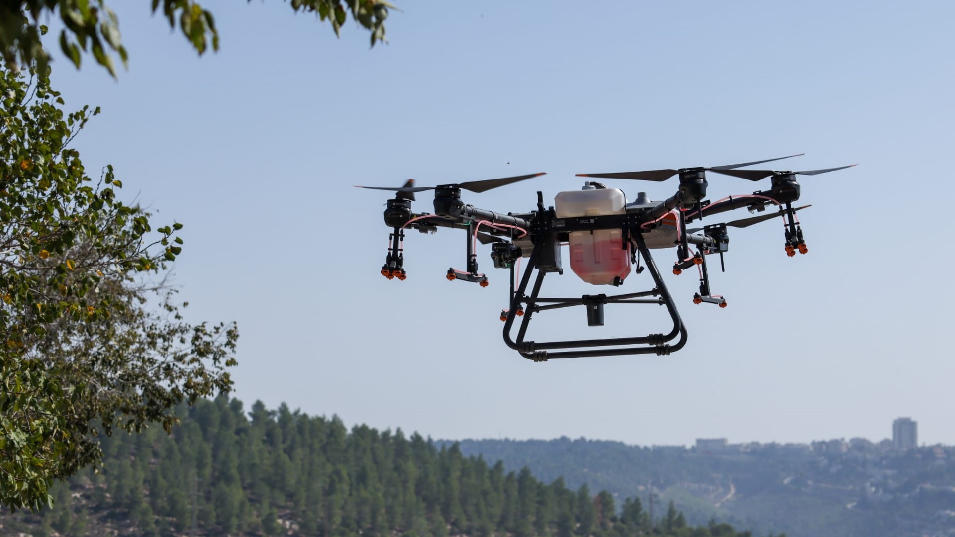 Drone in strijd tegen bosbranden