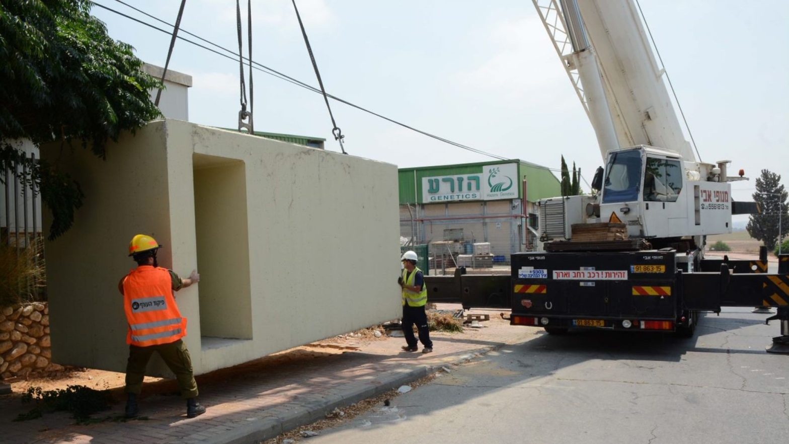 JNF noodfonds - plaatsing schuilkelder