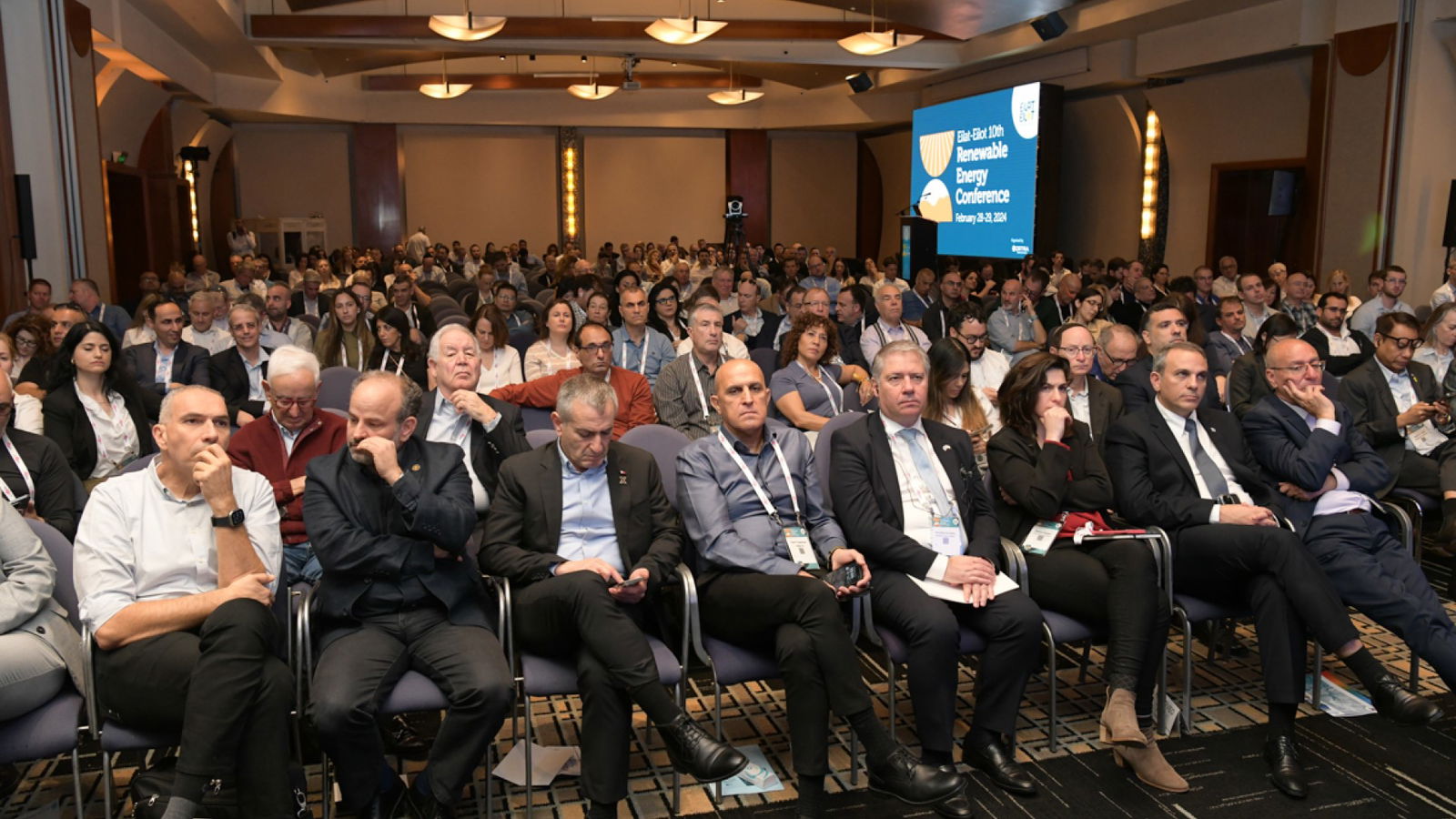 Publiek Eilat-Eilot Hernieuwbare energie Congres