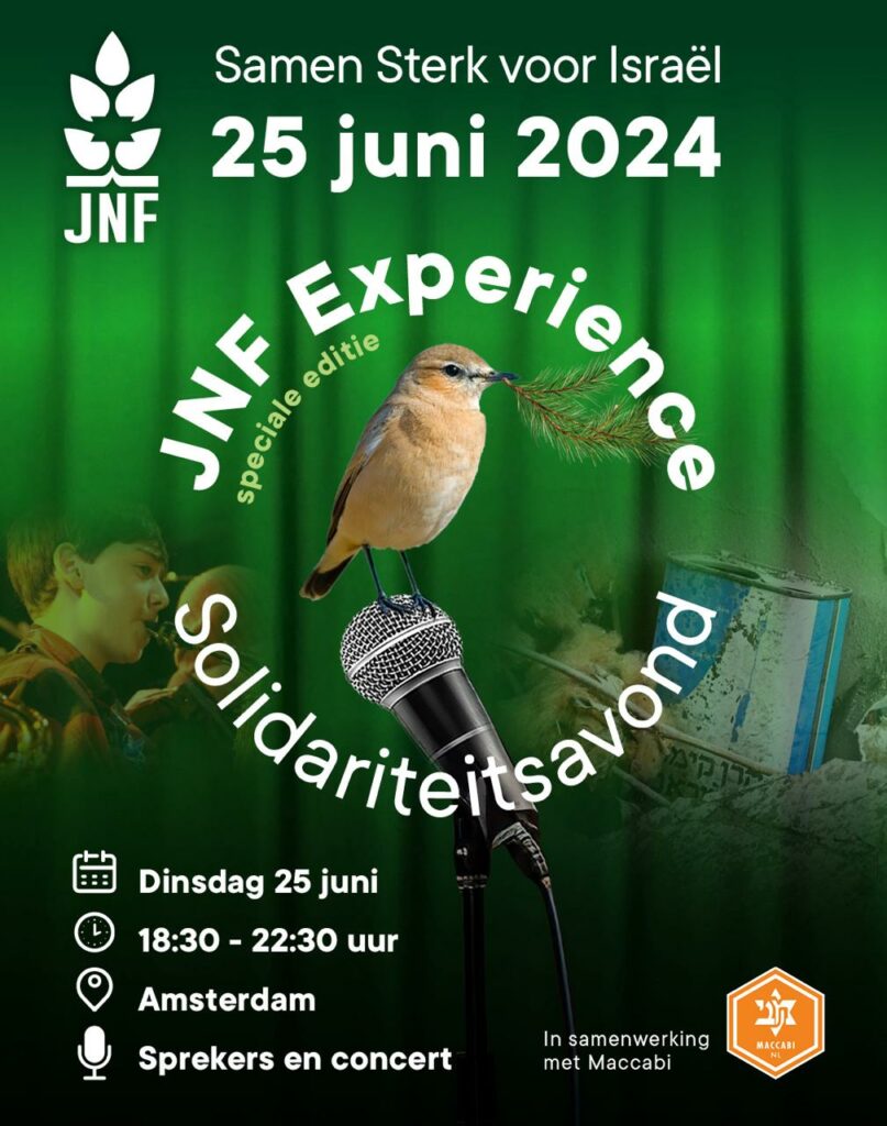 JNF Experience Solidariteitsavond - 25 juni 2024
