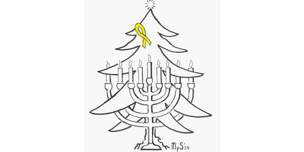 Chanoekia met Kerstboom Michiel Joanne's blog 69 - Chag sameach!