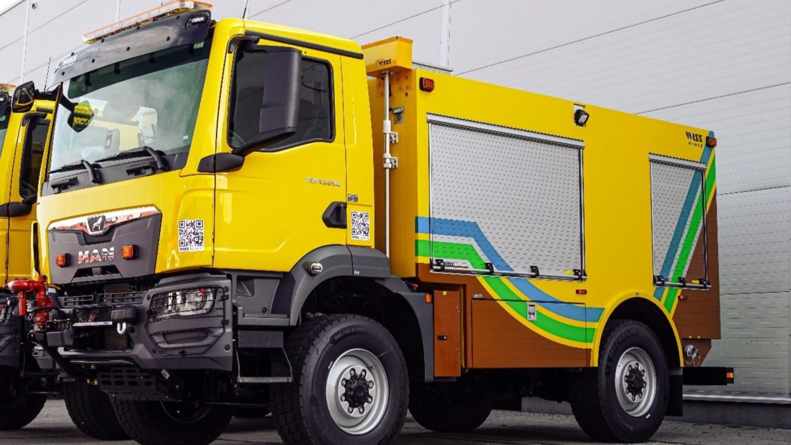 Tweede JNF brandweerwagen geleverd