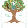 Rosj Hasjana 5786 Boomcertificaat - voorkant