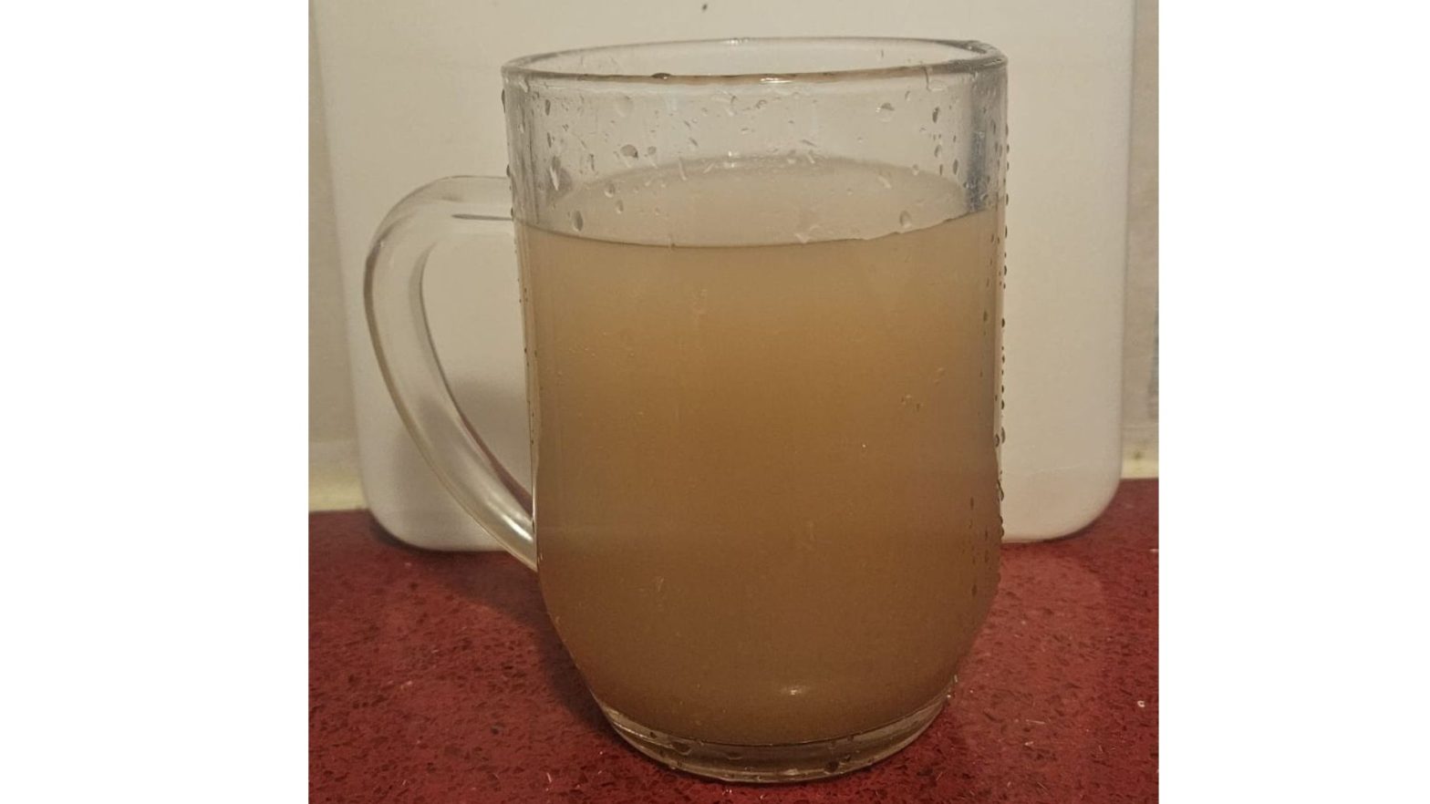 Joanne's blog 124 - Regen met zand in een glas