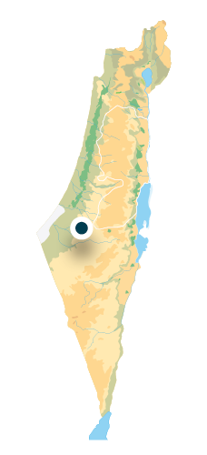 landkaart kaart Israël - Lahav Farm